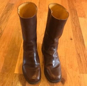 Men's Frye brown leather boots